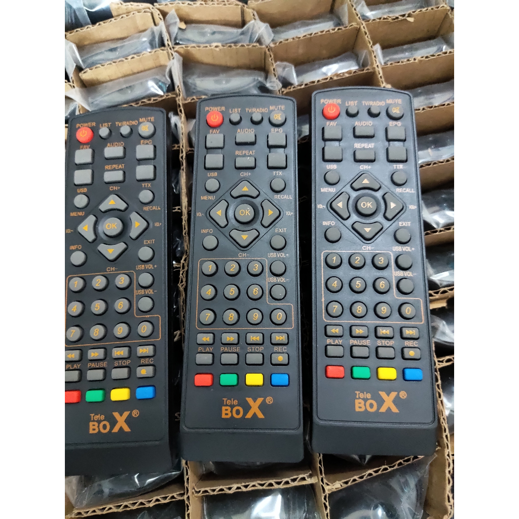 1Điều khiển đầu TeleBox T201 DVB T2 - Hàng tốt | Shopee Việt Nam