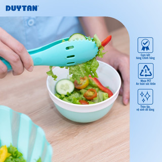 Bộ salad DUY TÂN nhựa PP, gồm bộ rổ xoay rau giúp ráo nước và tô chén, đồ gấp trộn salad ngon miệng