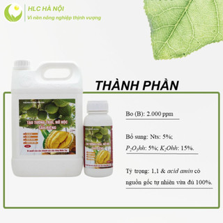 Chai 500ml TẠO TƯỚNG CHỈNH TRÁI SẦU RIÊNG và TRÒN TRÁI XANH GAI CHẮC CUỐNG