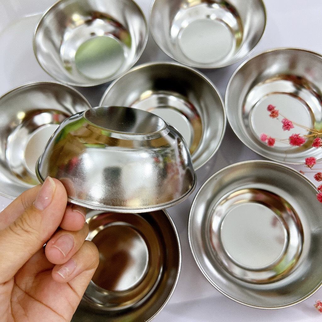 combo 5 Chén đựng nước chấm inox - Chén tiện dụng đa năng