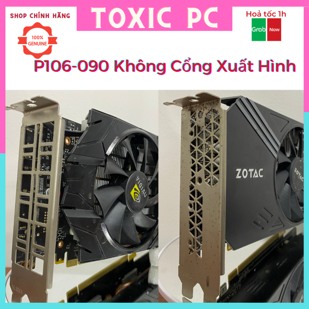 Card VGA Nvidia 30HX, 40HX, P106-090 3G, P106-100 6G, P104 8G mod xuất ...