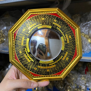 Gương Bát Quai Lồi Lõm Phẳng Gương La Kinh gỗ Vật phẩm Phong Thuỷ