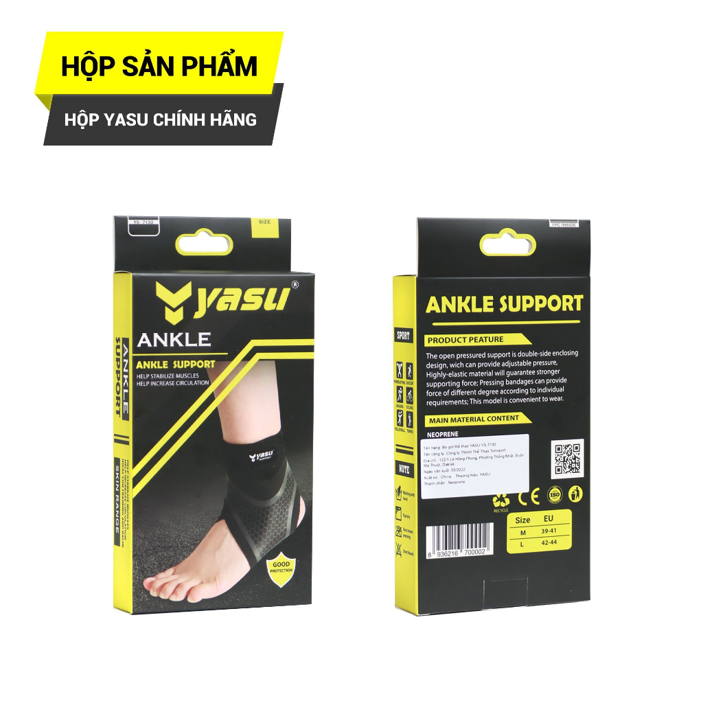Ảnh Băng bảo vệ cổ chân Yasu 7130 ( 1 chiếc ) 2