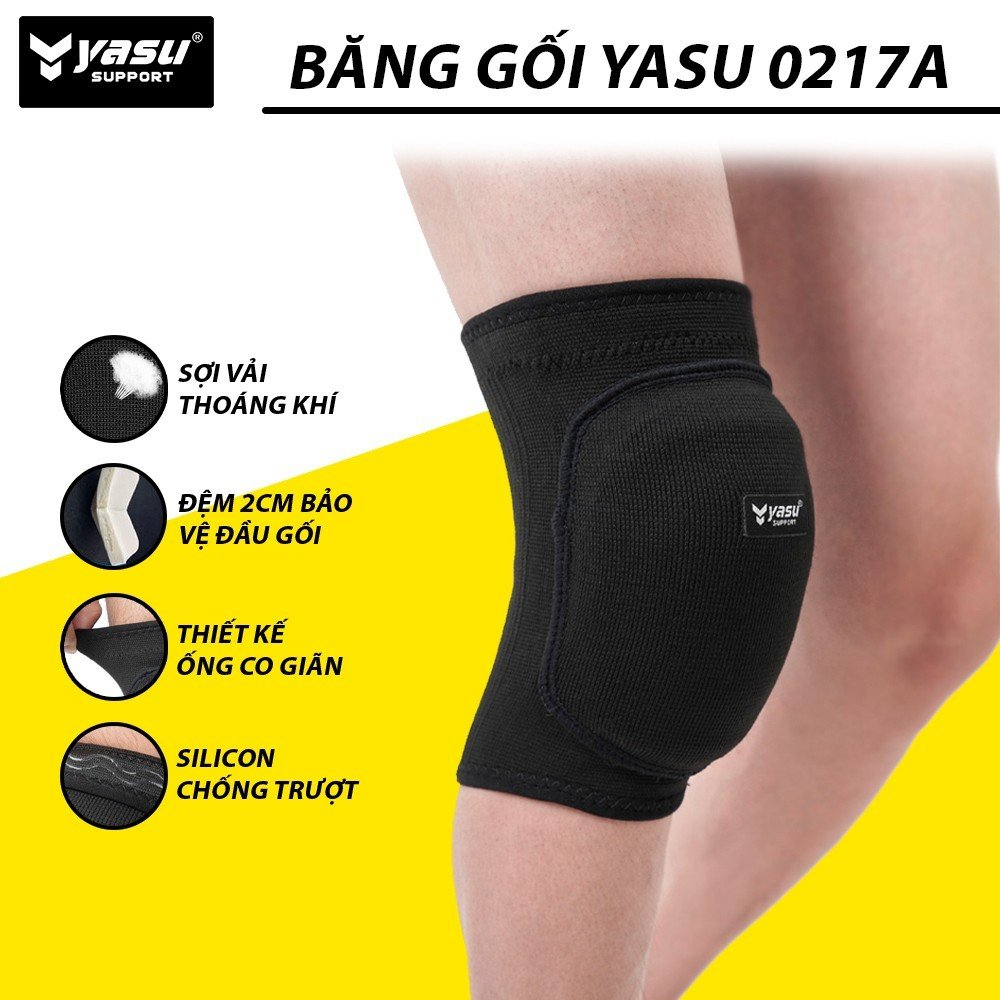 Ảnh Bó gối thủ môn cao cấp có đệm bảo vệ toàn diện đối đá bóng Yasu (1 đôi) 3