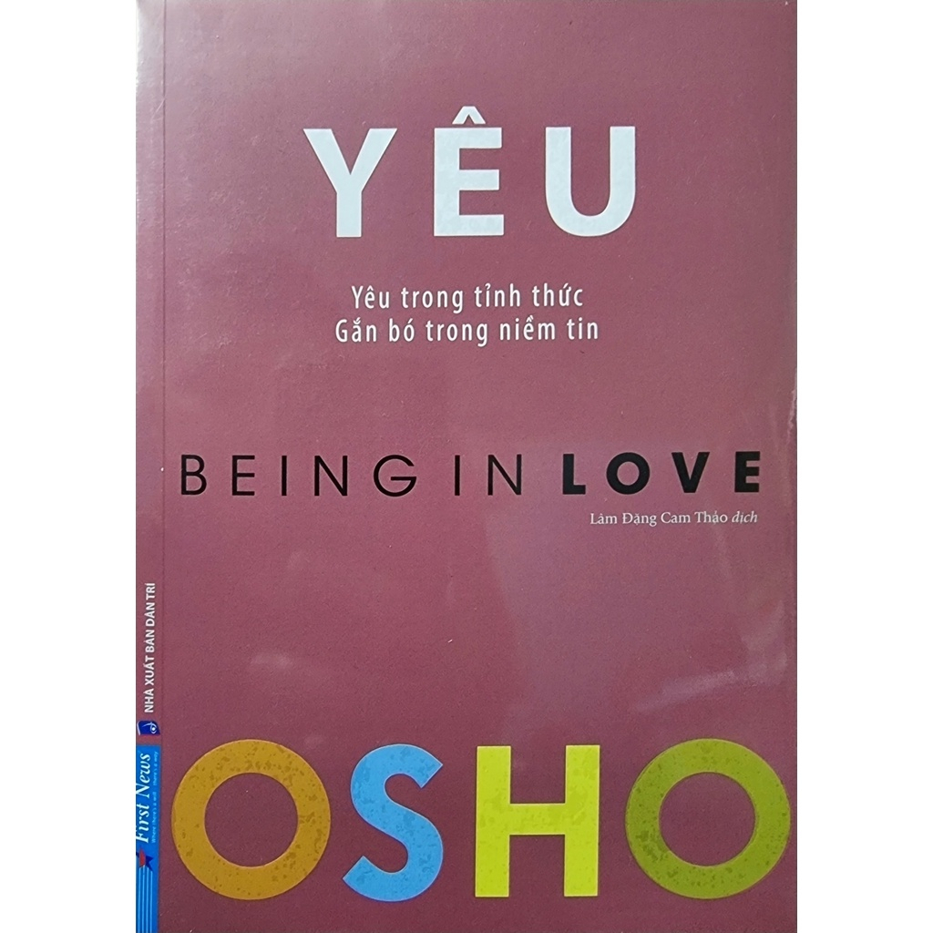 Sách - Combo OSHO Cảm Xúc + OSHO Yêu + OSHO Hiểu - First News