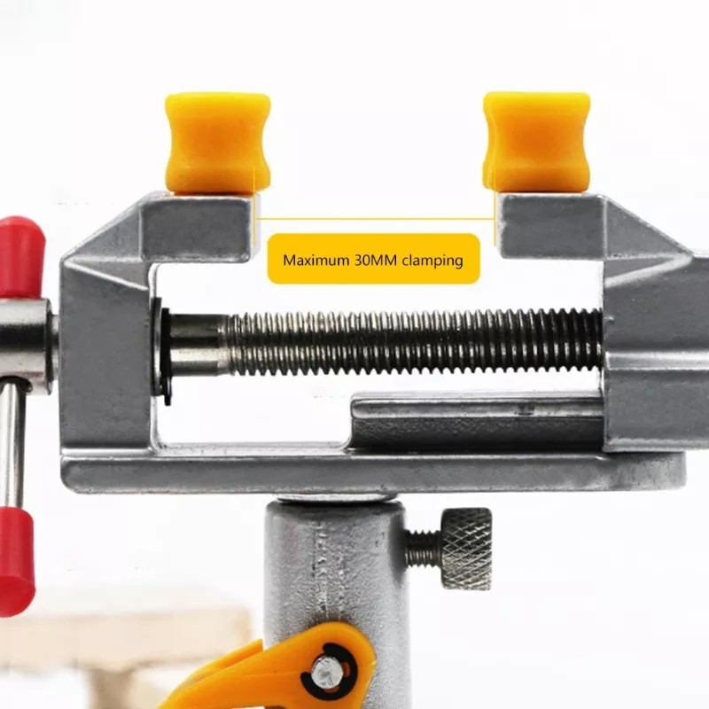 Ê tô mini để bàn dạng đế hít xoay 360 độ - Eto để bàn dụng cụ DIY