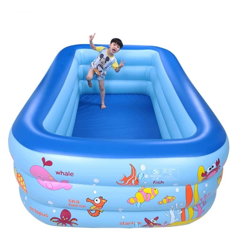 Bể bơi bốn mùa KAW chính hãng, chất lượng, bền đẹp, 3 Tầng, Dày Dặn, Chống Trượt Nhiều Kích Thước