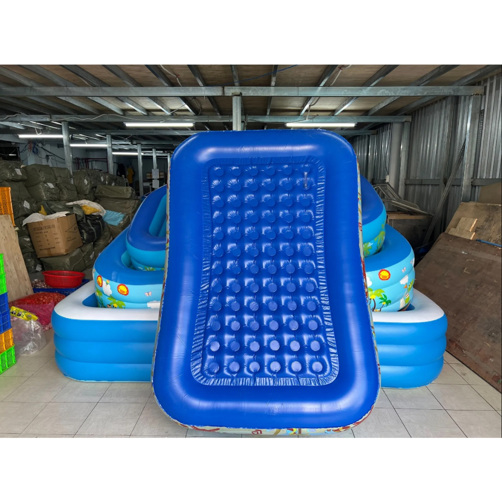 Bể bơi bốn mùa KAW chính hãng, chất lượng, bền đẹp, 3 Tầng, Dày Dặn, Chống Trượt Nhiều Kích Thước