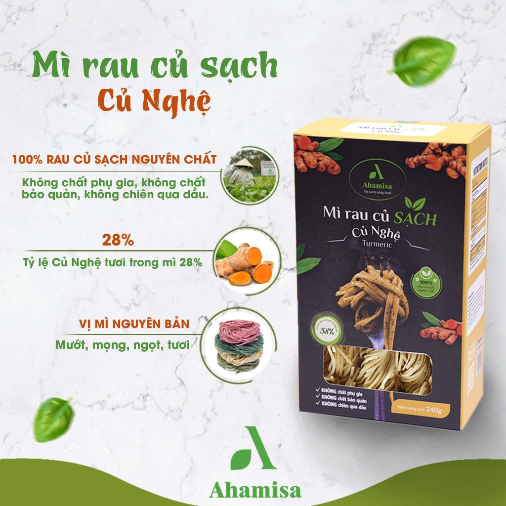 Mì rau củ sạch củ nghệ | Shopee Việt Nam