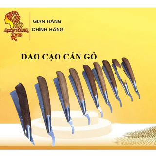 Dao cạo inox cán gỗ cao cấp ( hàng chuẩn)