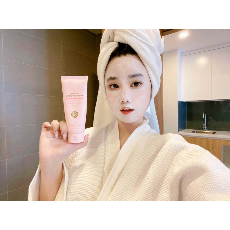 Sữa rửa mặt rose de seoul rose centifolia extract cleansing foam 150g – hạn 2028 Hàn Quốc  IS329