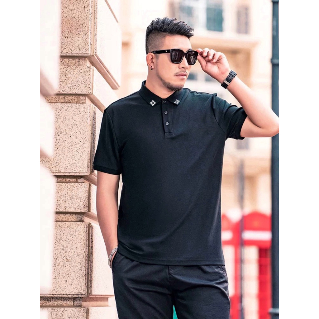 áo Polo Nam Bigsize 80-120kg, bloom cổ áo,Chất liệu cotton cao cấp xuất xịn, form cá sấu, chống nhăn, bền màu, trẻ trung