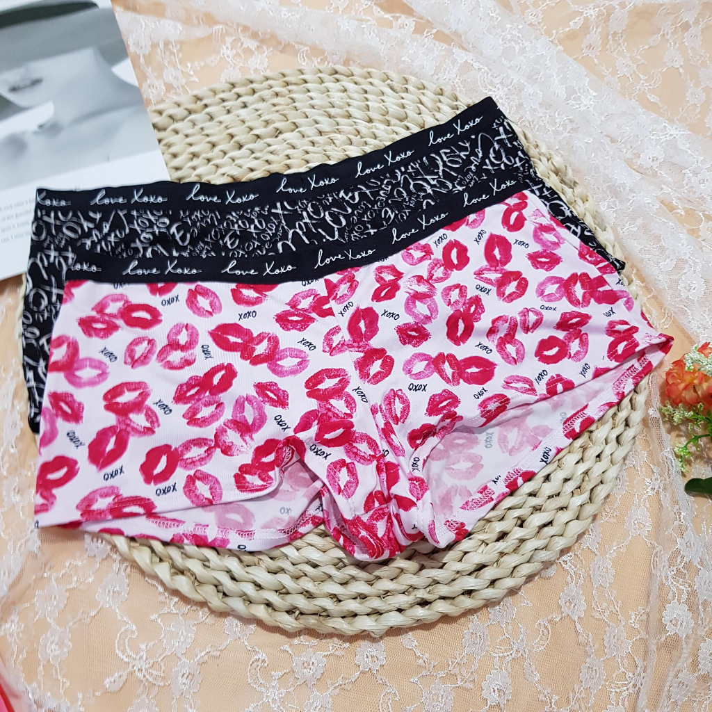 Quần boxer nữ hãng XOXO, Juicy Couture, Be be, chất liệu thun cotton ...