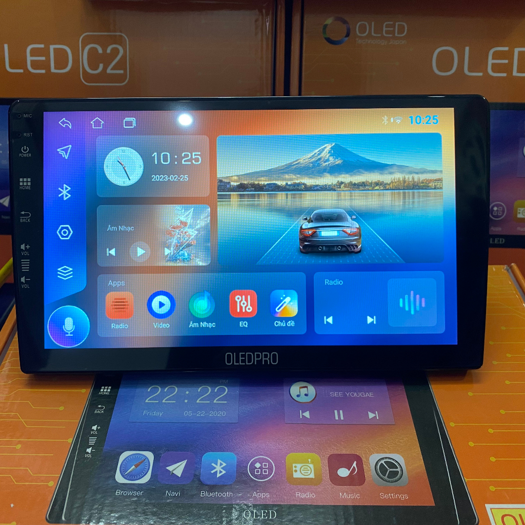 Màn hình Android OLEDPRO 9 inch cho ô tô, kết nối wifi, cảm ứng,là một ...