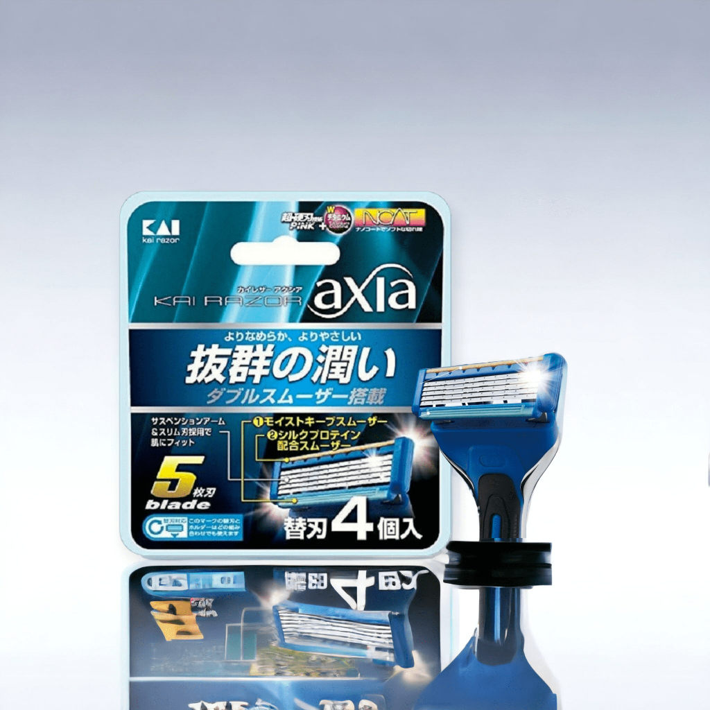 Set Đầu Lưỡi Dao 5 Lưỡi Kép Kai Razor Axia 00614 (Set 4 Lưỡi Dao)