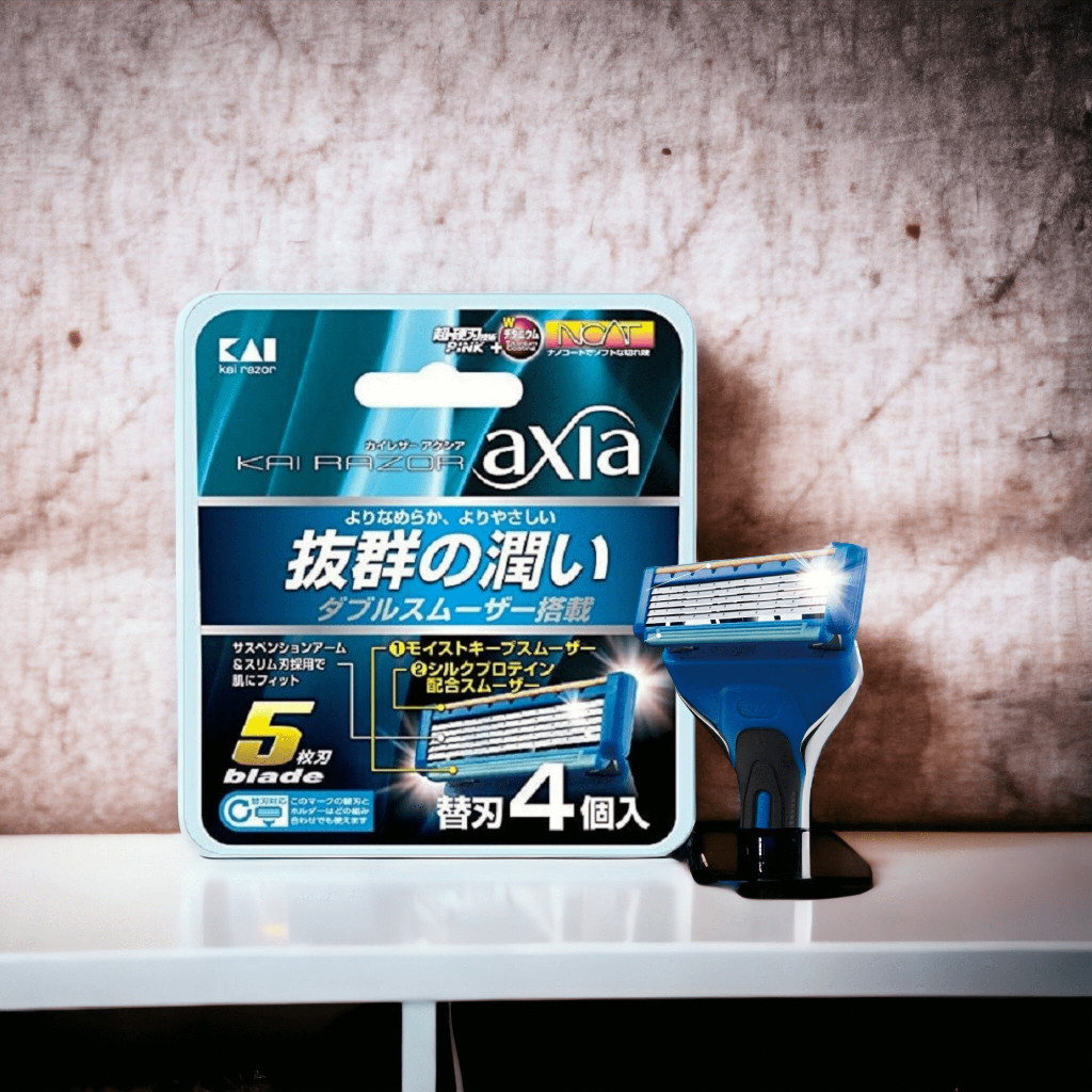 Set Đầu Lưỡi Dao 5 Lưỡi Kép Kai Razor Axia 00614 (Set 4 Lưỡi Dao)