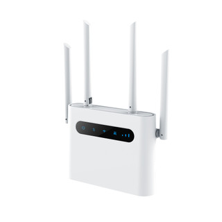 Cục phát wifi từ sim 4G CPE MK-1200 màu trắng có 3 cổng LAN/WAN cao cấp