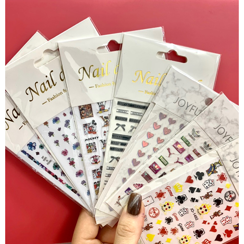 Bộ sưu tập Mẫu nail dán sticker Chất lượng cao và đa dạng