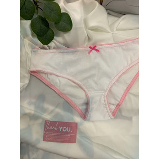 Áo bralette cotton White viền thô boi - design by Mimi-house