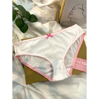 Áo bralette cotton White viền thô boi - design by Mimi-house
