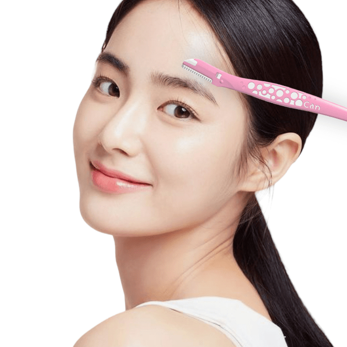 Dao Cạo Lông Mày Lưỡi Thép Không Gỉ Kai Razor 02540 (Lẻ 1 Cây)