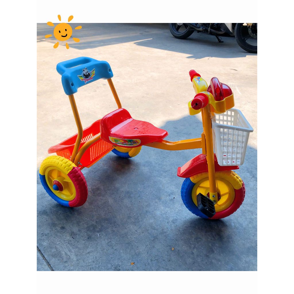 Xe Đạp 3 Bánh Giỏ Cho Bé Từ 2 Đến 6 Tuổi, Màu Sắc Dễ Thương, An Toàn Cho Bé