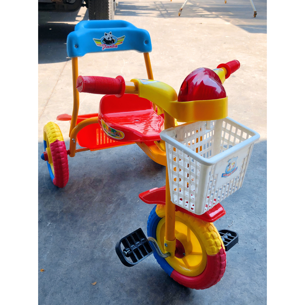 Xe Đạp 3 Bánh Giỏ Cho Bé Từ 2 Đến 6 Tuổi, Màu Sắc Dễ Thương, An Toàn Cho Bé
