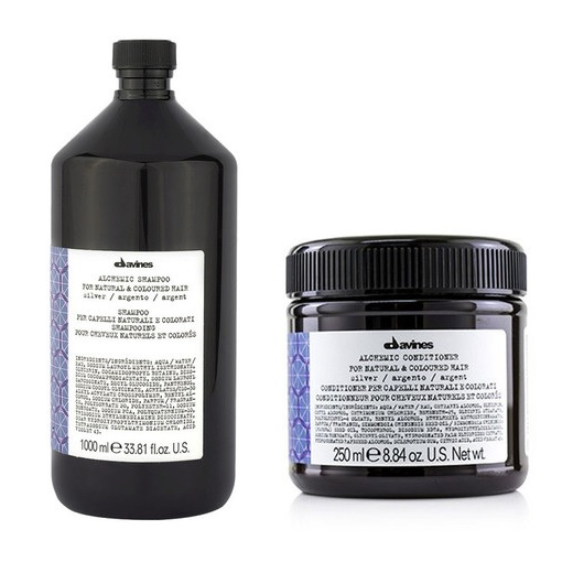 Dầu xả - Davines Alchemic Conditioner dưỡng màu dành cho tóc bạch kim (250ml, 1000ml) - LT
