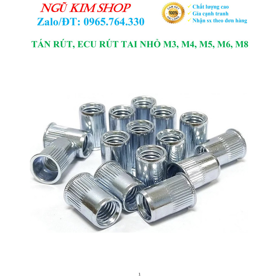 TÁN RÚT TAI NHỎ _ ECU RÚT TAI MỎNG M3, M4, M5, M6, M8 | Shopee Việt Nam