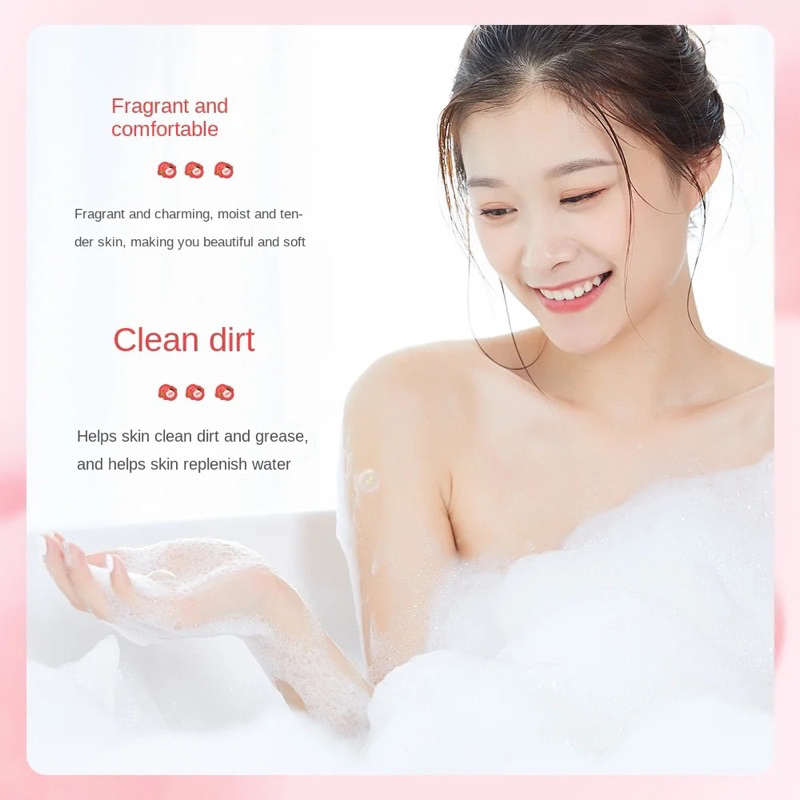 sữa tắm gel nước hoa làm sạch dưỡng ẩm trẻ hoá da 250ml