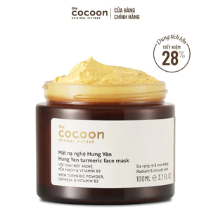 HÀNG TẶNG KHÔNG BÁN - Bigsize Mặt nạ nghệ Hưng Yên Cocoon giúp da rạng rỡ & mịn màng 100ml
