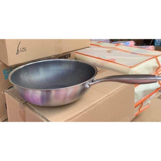 Chảo sâu lòng tổ ong 32cm chống dính thế hệ mới (hàng tốt)