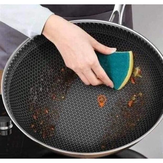 Chảo sâu lòng tổ ong 32cm chống dính thế hệ mới (hàng tốt)