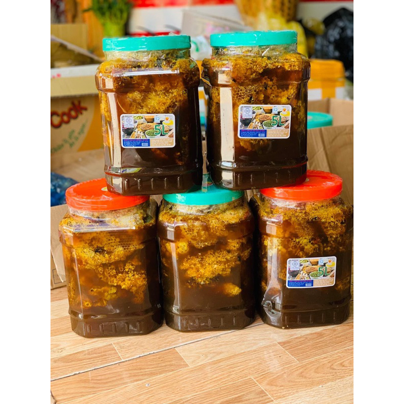 Mật ong đắng rừng tự nhiên( mật ong có vị đắng nhẹ từ các loài hoa rừng)500ml