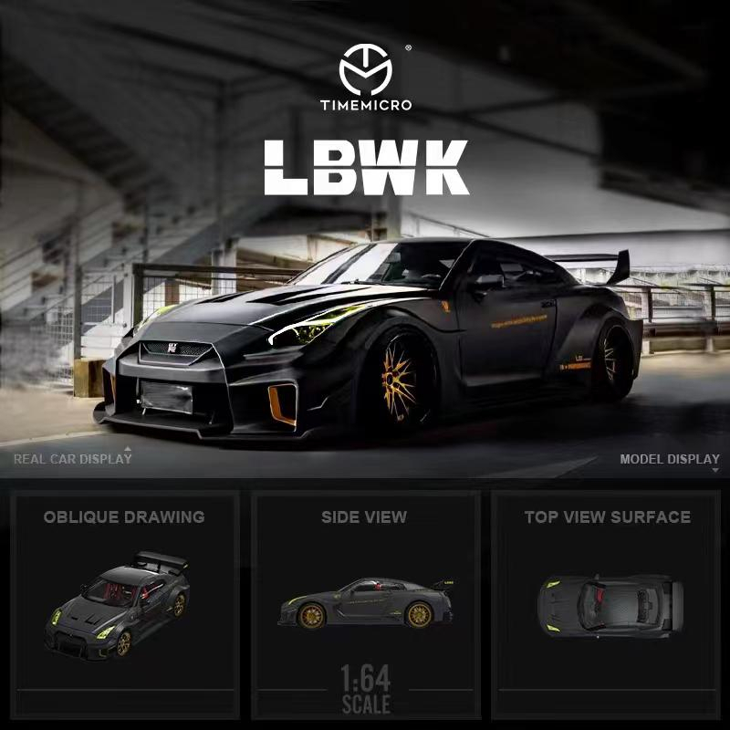 MÔ HÌNH 1:64 TIME MICRO - Nissan GT-R R35 3.0 LBWK (Full Carbon ...