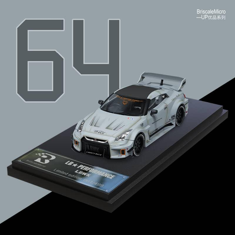 MÔ HÌNH 1:64 BRISCALE MICRO - LBWK Nissan GT-R R35 3.0 Combat Grey ...