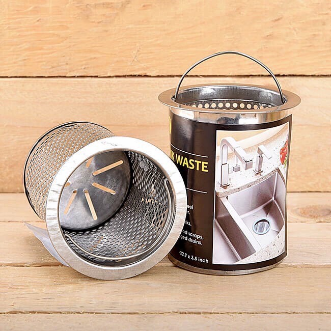 Lọc Rác bồn rửa chén inox có quai cầm tiện lợi - lọc lồng sâu