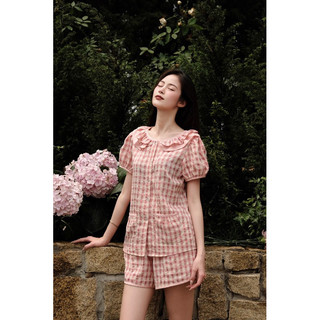 𝗛𝗮̀𝗻𝗴 𝗰𝗵𝗶́𝗻𝗵 𝗵𝗮̃𝗻𝗴 Bộ đồ ngủ mặc nhà pyjama Summer kẻ cộc form rộng 5 màu cao cấp - O.N WORKSHOP