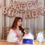 Dải Băng Đeo Chéo, Dây Vải Đeo Vai Happy Birthday Trang Trí Sinh Nhật Nhiều Màu Sắc
