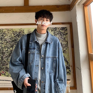 Áo Khoác Jeans Nam Nữ Denim Jacket 1 Túi Hàn Quốc Màu Xanh và Đen, From Rộng Thời Trang Unisex Phong Cách Hàn Quốc