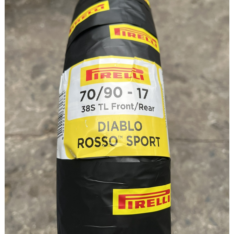 (70/90-17) Vỏ xe Pirelli Diablo Rosso Sport 70/90-17 M/C 38S TL dùng ...