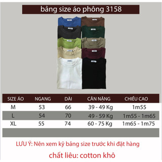 Áo phông thun 3158 nữ nam form rộng dấu quần KONOVA chất liệu cotton khô thoáng mát in chữ VICTORY