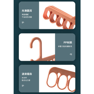 Móc Treo Quần Áo 9 Lỗ Có Khe Kẹp Tất Vớ Đa Năng, Thanh Treo Móc Chất Liệu Nhựa PP Bền Bỉ 88372