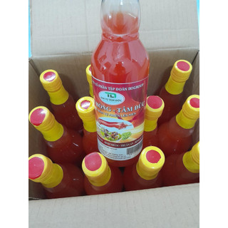 1 chai 700ml Dấm hồng - Dấm tôm - (Giấm Hồng)  dùng lên màu vịt, heo quay