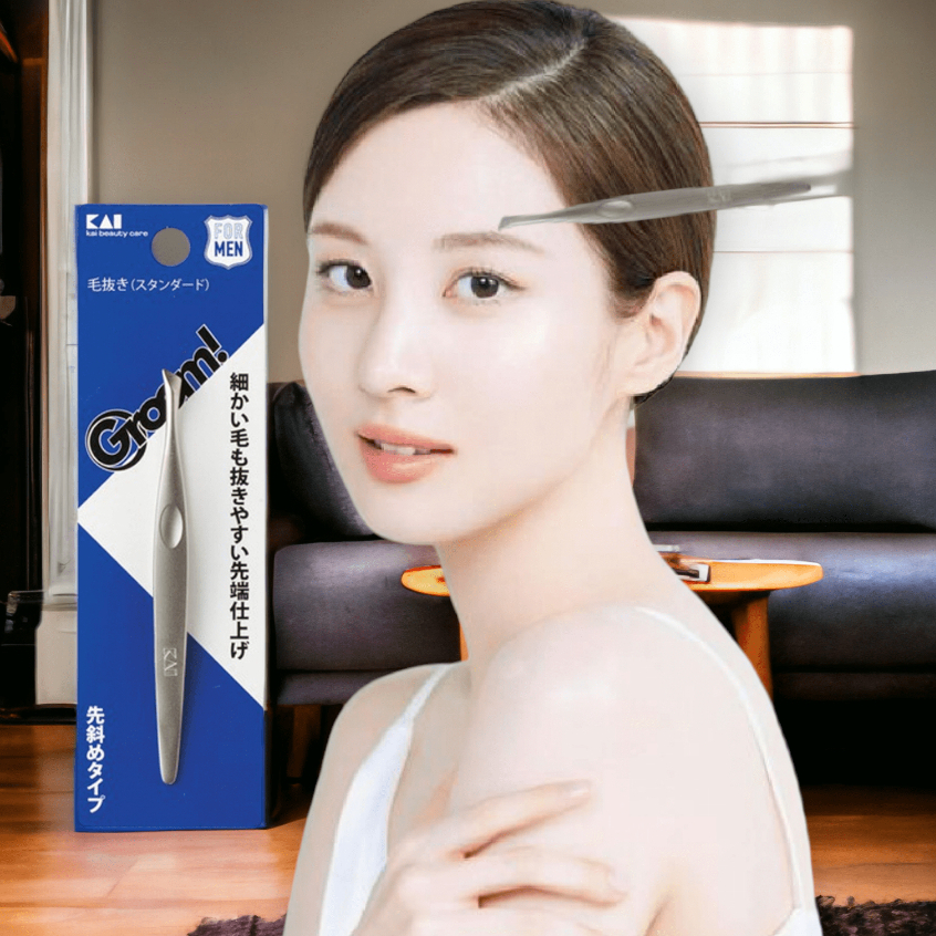 Nhíp Nhổ Lông Mày, Nhổ Râu Kai 01304 - 000HC3043 (Màu Xanh)