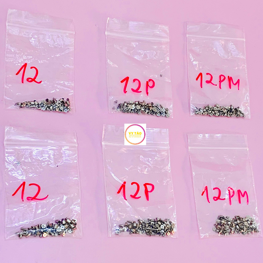 Bộ ốc đầy đủ gắn trong máy dành cho 12 / 12pro / 12promax