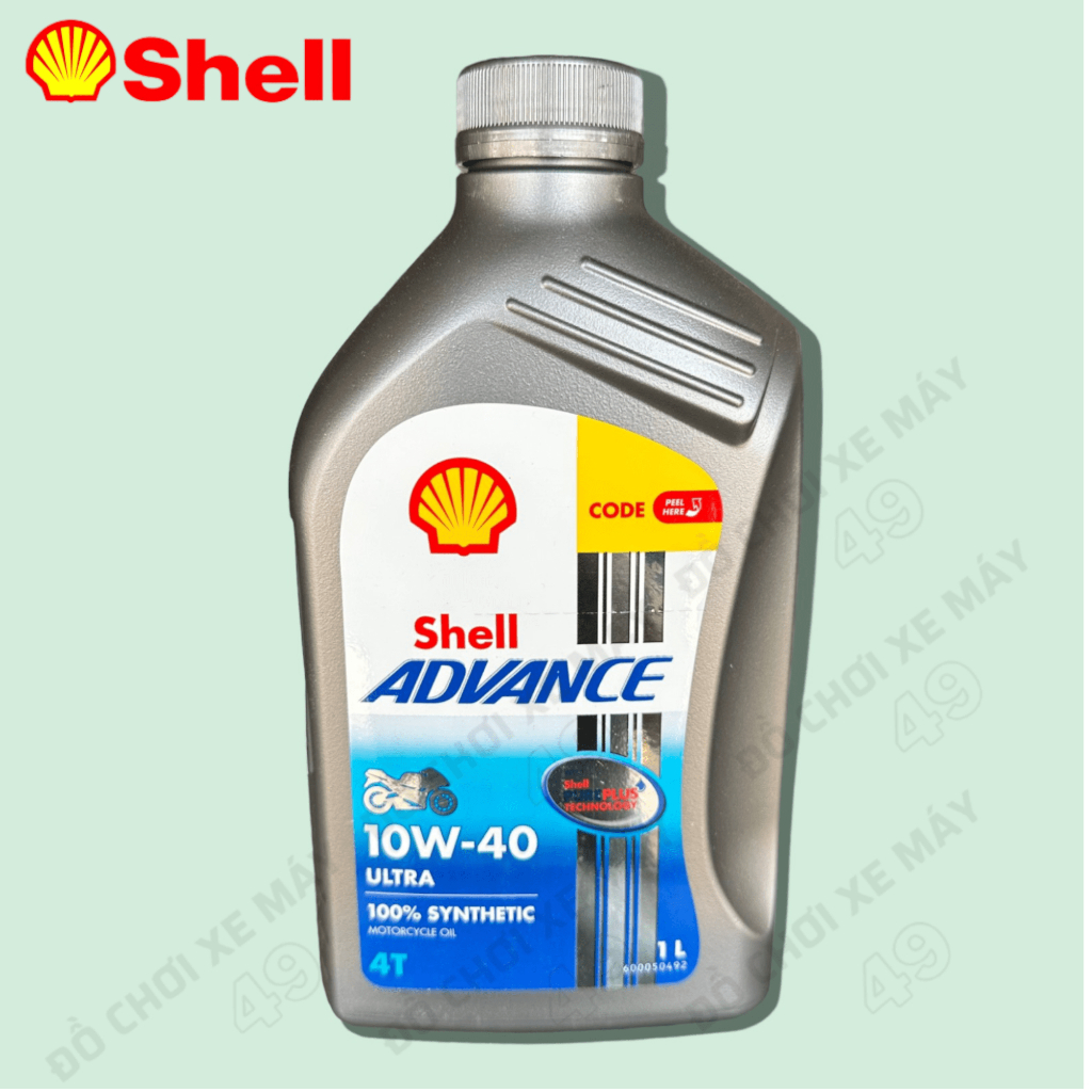Nhớt Shell Advance 4T Ultra Full Tổng Hợp XE SỐ ( chai MÀU XÁM ...