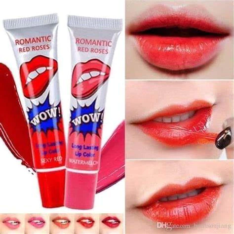 Son Bóng Dạng Xé Hình Xăm Môi Lâu Trôi Wow 6 Màu