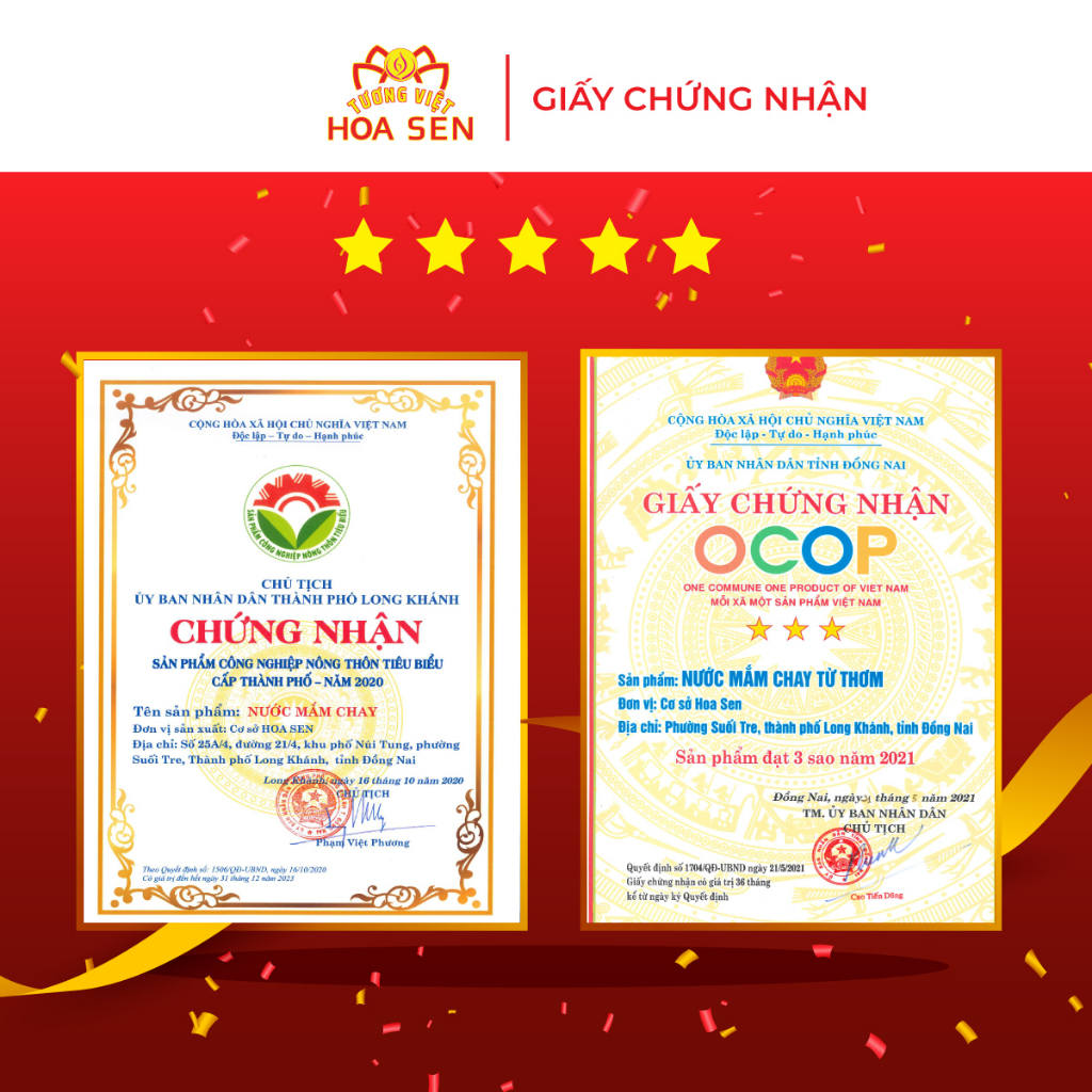 Combo 10 chai - Nước mắm chay Từ Thơm chai 500ml - Tương Việt Hoa Sen - Đậm đà bắt vị