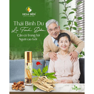 Combo xoa bóp, giảm đau đầu, say tàu xe - Hoa Nén - Thất Diệp Chi 100ml và Thái Bình Du 10ml